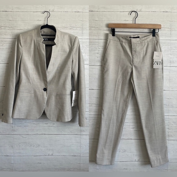 Zara Business Blazer & Pants Set - Picture 1 of 16
